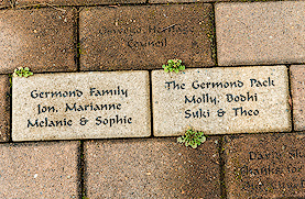 Engraved Patio Bricks